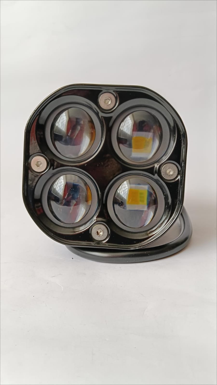 EXPLORADORA 4 LUPAS FIJO BICOLOR LASER 8X8 CM (5D-40W-WY)